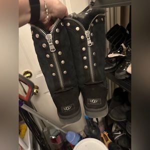 Rare limited edition uggs European studs zipper